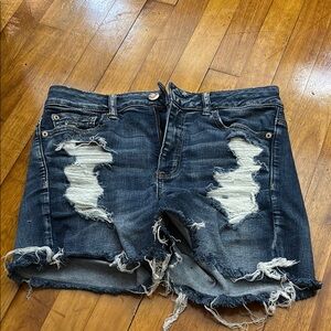 AE Distressed Denim Shorts
